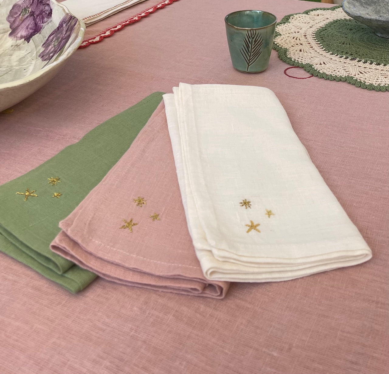 Starry napkin - set of 4